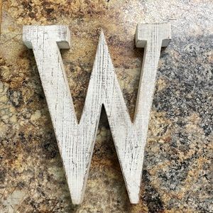 Whitewash Wood Letter Wall Decor